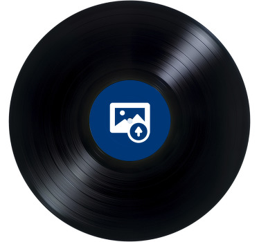 Adesivos de parede discos vinil personalizados - TenStickers