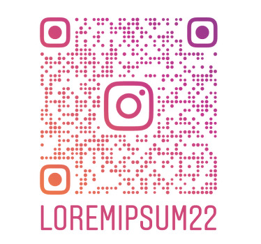 Autocolantes personalizáveis Código qr multicolor do instagram - TenStickers