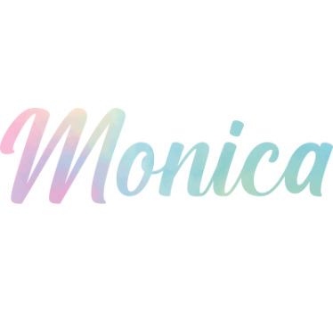 Autocolantes vinil para bicicletas Nome de menina arco-íris color - TenStickers