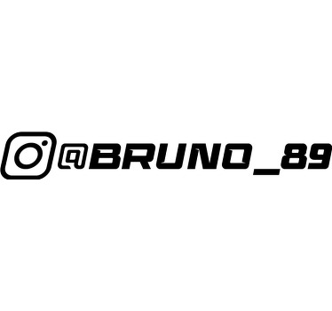 Autocolante para carros instagram racing - TenStickers