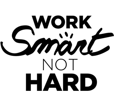 Autocolante decorativo Work Smart - TenStickers