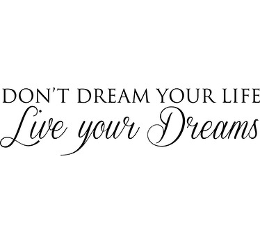 Vinil decorativo Live your Dreams - TenStickers