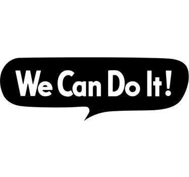 Vinil decorativo we can do it - TenStickers