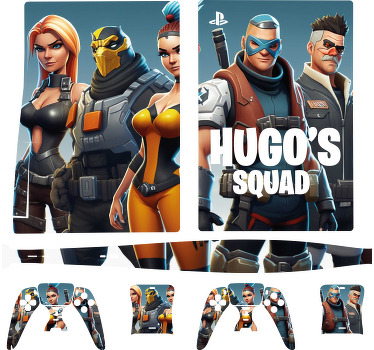 Autocolante de videojogos squadra personalizadaEquipe Personaliza - TenStickers