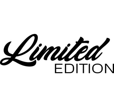 Autocolante decorativo de outros textos edição limitada - TenStickers
