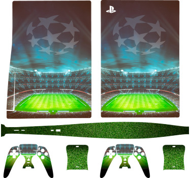 Autocolante Skin PS5 estádio de futebol dos campeões - TenStickers
