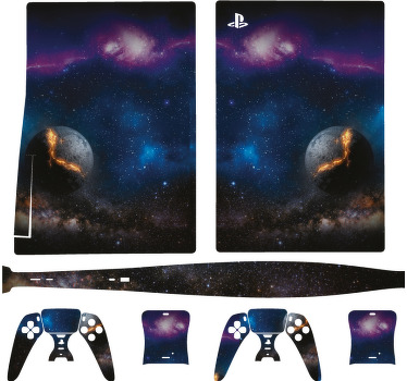 Autocolante Skin PS5 espaço sideral - TenStickers
