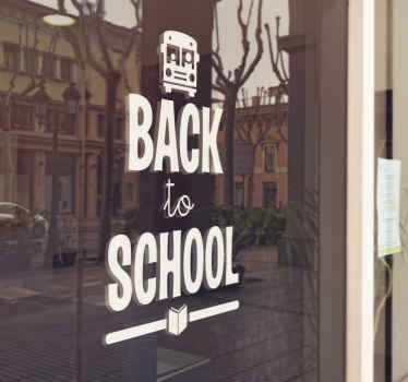 Autocolante para montra School - TenStickers