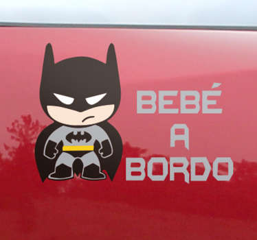 Autocolante para carros bebé a bordo. Os mais antigos já diziam “o seguro morreu de velho”, por isso proteja o seu filho com este vinil de qualidade.