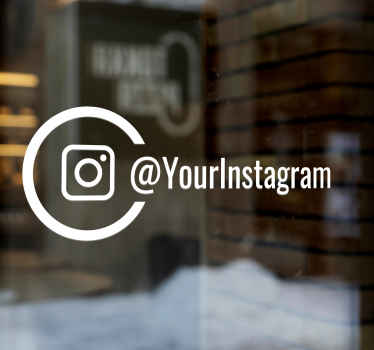 Vinilo para negocios instagram - TenStickers