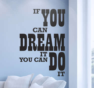 Autocolante de parede Walt disney frase - TenStickers