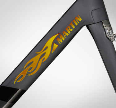 Autocolante personalizado para bicicleta - TenStickers