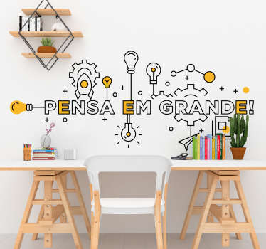 Autocolantes para Empresas Pensa em Grande - TenStickers