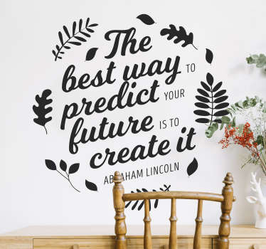 Autocolantes textos Abraham Lincoln - TenStickers