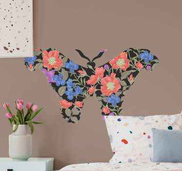 vinil autocolante decorativo de Vinil decorativode borboleta adequado para o espaço da sala de estar e outro espaço. Você pode colar este desenho na parede, mobília, janela ou porta.