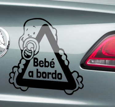 Autocolante decorativo Bebé a Bordo - TenStickers