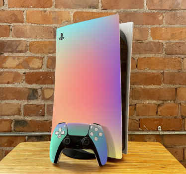 Autocolante Skin para PS5 Gradiente de arco-íris - TenStickers