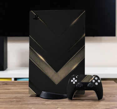 Autocolante Skin para PS5 Modelo de fundo de luxo moderno - TenStickers