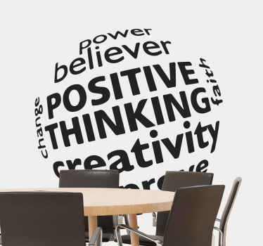 Autocolantes decorativos de motivação pessoal Crente poderoso mel - TenStickers