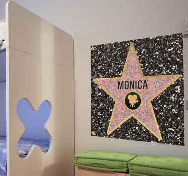 Autocolante da estrela de Hollywood - TenStickers
