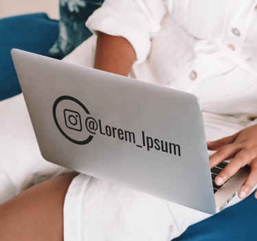 Vinilo para negocios instagram - TenStickers
