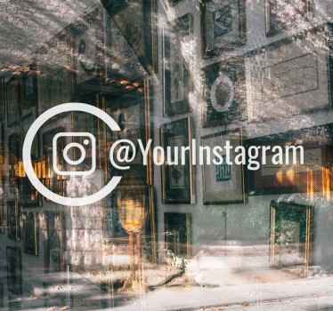 Vinilo para negocios instagram - TenStickers