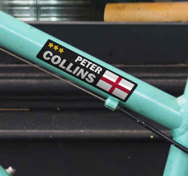 Bandeira personalizável da bicicleta autocolante bicicleta - TenStickers