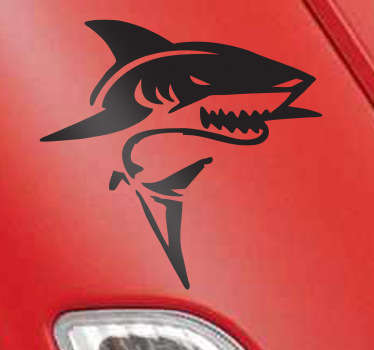 Vinil decorativo tubarão - TenStickers