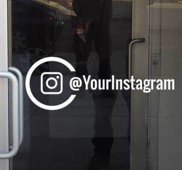 Vinilo para negocios instagram - TenStickers