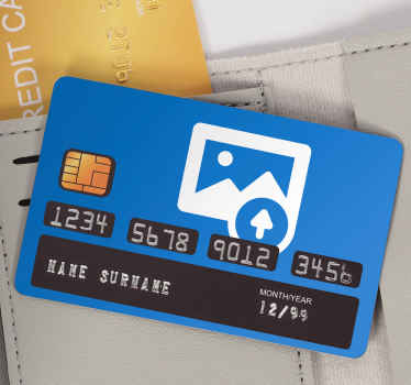 Vinil para cartão multibanco personalizável - TenStickers