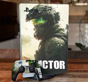 Autocolante de videojogos jogo de tiro de guerra personalizadoJog - TenStickers