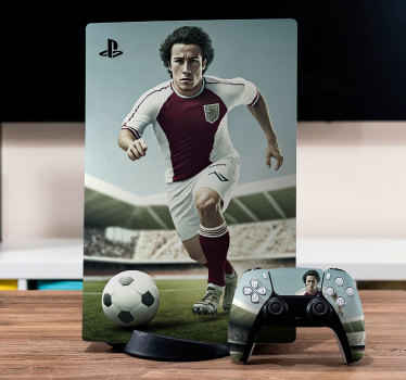 Autocolante Futebol jogador de futebol de cara - TenStickers