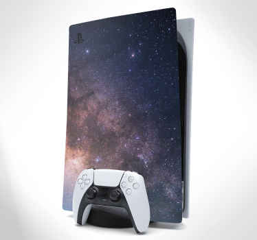 Autocolante Skin PS5 galáxia - TenStickers