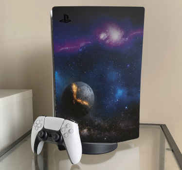 Autocolante Skin PS5 espaço sideral - TenStickers