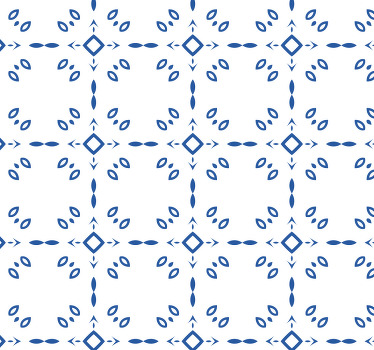 Papel de parede clássico azulejos de casa de banho - TenStickers