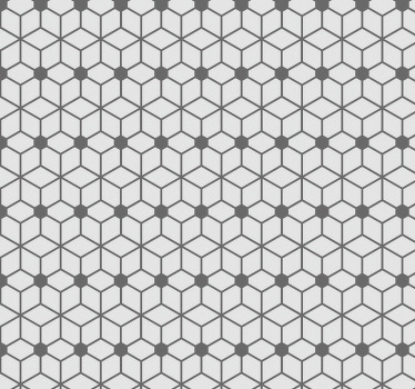 Papel de parede casa de banho Mosaico cinza - TenStickers
