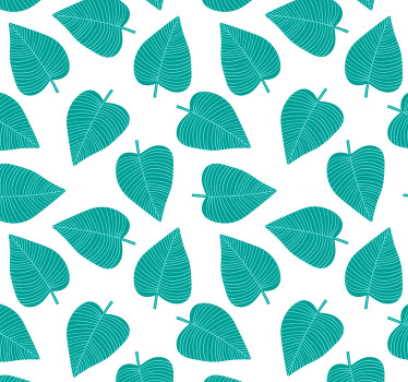 Papel de parede folhas de palmeira verdes - TenStickers