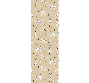 Papel de parede cães delícia de padrão de cachorro - TenStickers