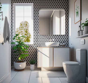 Papel de parede moderno para casa de banho - TenStickers