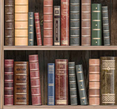 papel de parede escritorio livros de bibliotecaLivros de bibliote - TenStickers