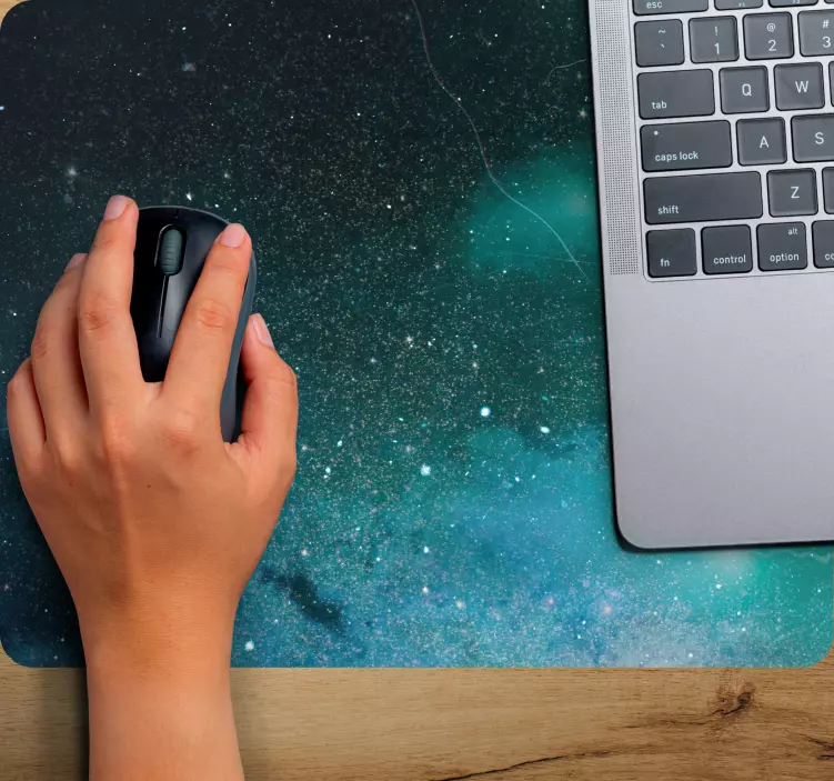 Mouse pad rato de gaming poeira estelar cósmica visual - TenStickers