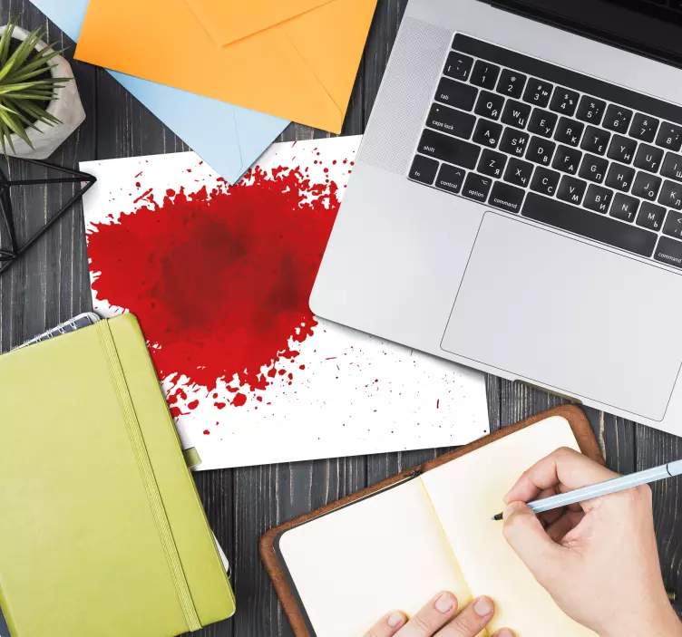 Sangue mancha mais mousepads - TenStickers