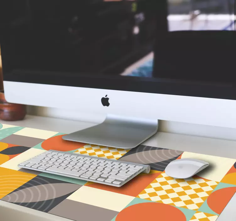 Tapetes de rato Formas geométricas coloridas - TenStickers