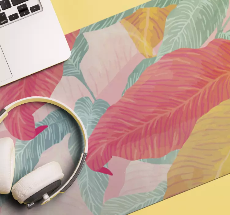 Tapetes de rato com texturas e padrões Flores - TenStickers