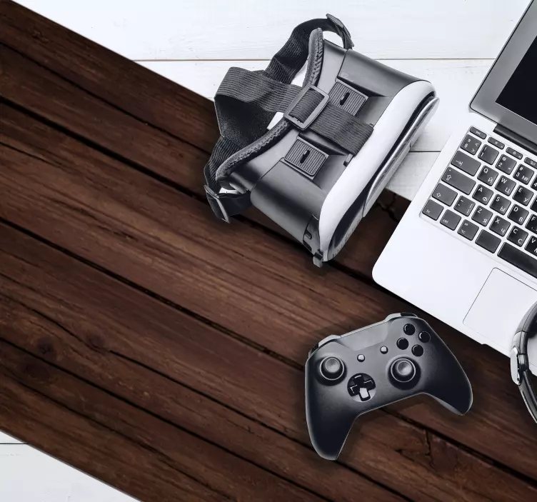 Tapetes de rato com texturas e padrões Madeira - TenStickers