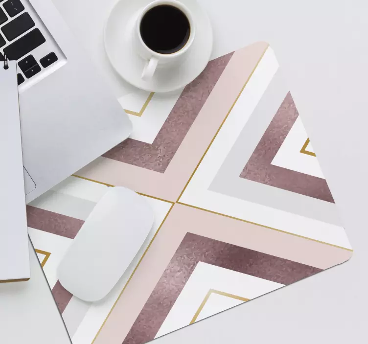 Tapetes de rato com texturas e padrões Textura dourada em tapete  - TenStickers