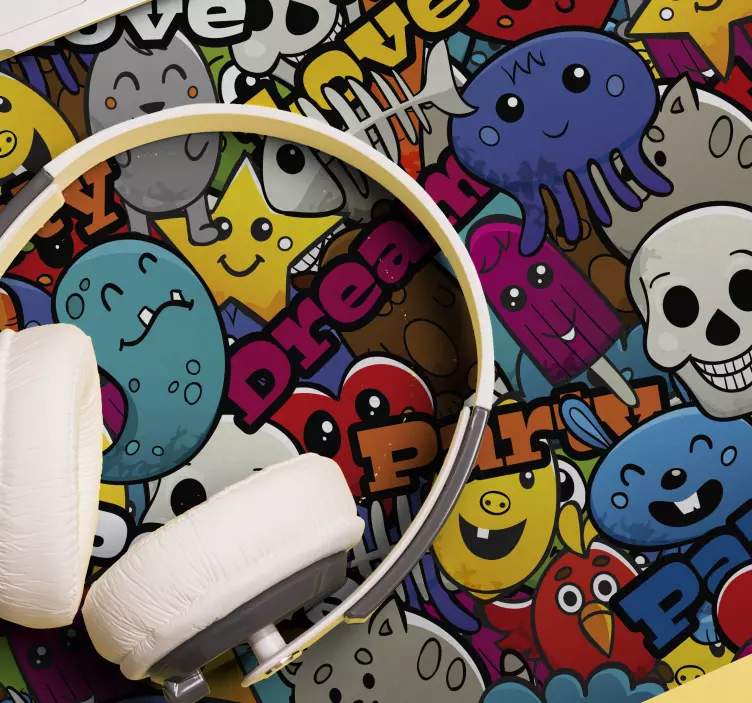 Tapetes de rato de anime Figuras engraçadas - TenStickers