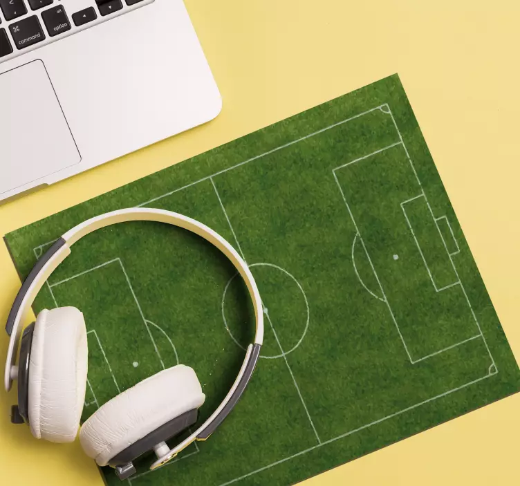 Tapetes de rato mapa mundo Campo de futebol - TenStickers