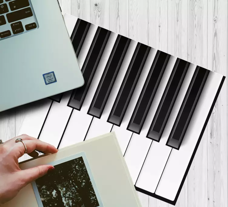 Teclas de piano mais mousepads - TenStickers