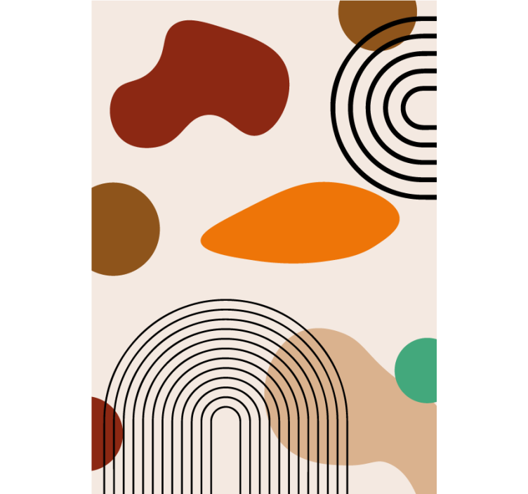 Estore de rolo casa de banho arcos boho - TenStickers